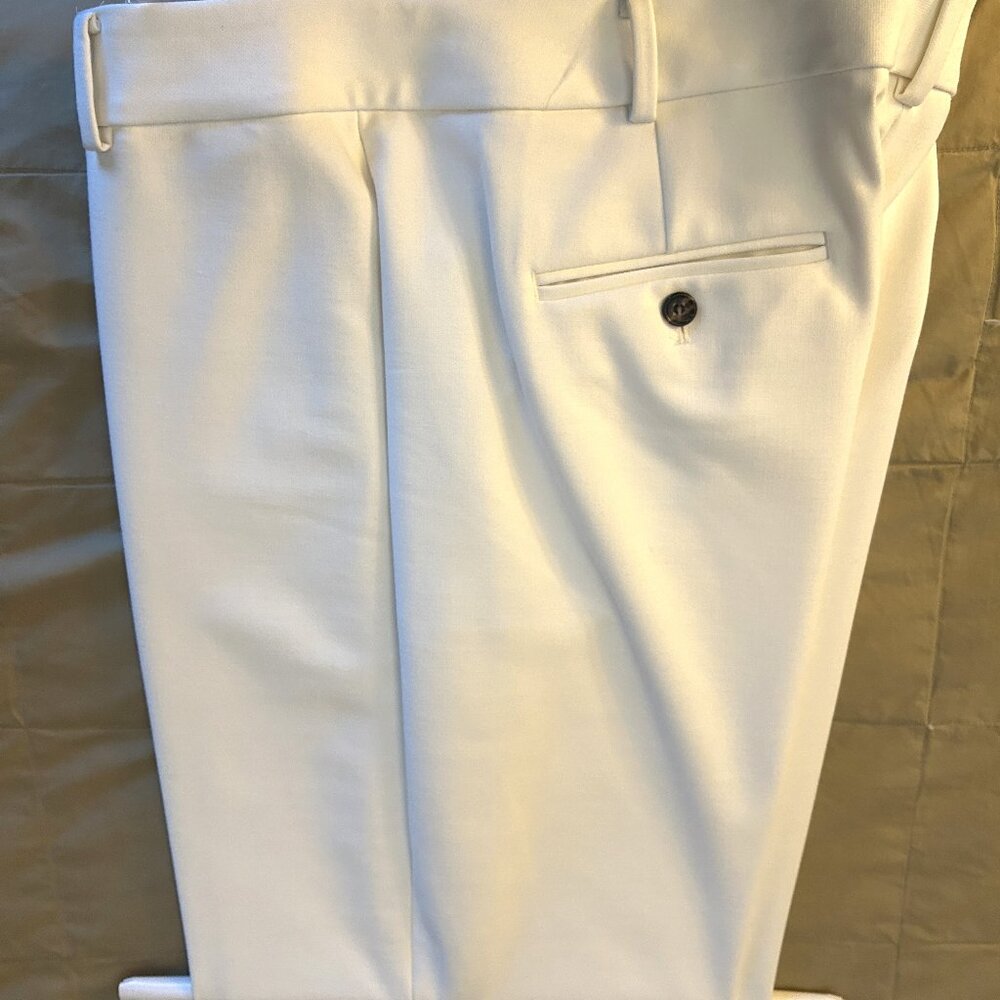 NWT Women's Talbots Curvy Pants, Off White